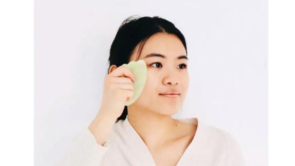 Mei Apothecary Jade Gua Sha Facial Massage Beauty Tool