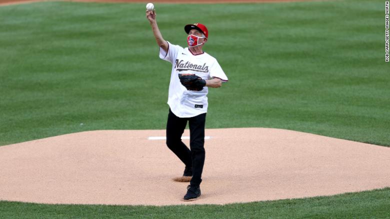 See Anthony Fauci throw first pitch of 2020 baseball season