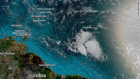 Tropical Storm Gonzalo is expected to reach the Windfall Islands this weekend, bringing heavy rain and intense wind. 