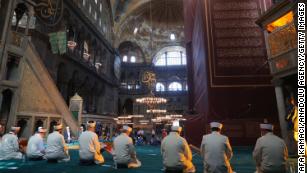 Turkey&#39;s Hagia Sophia holds first Friday prayers since conversion back to mosque