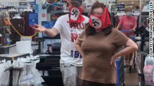 Walmart bans couple seen in video wearing the Nazi swastika on their face coverings