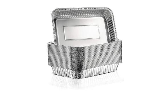 Aluminum Foil Grill Drip Pans, 25-Count