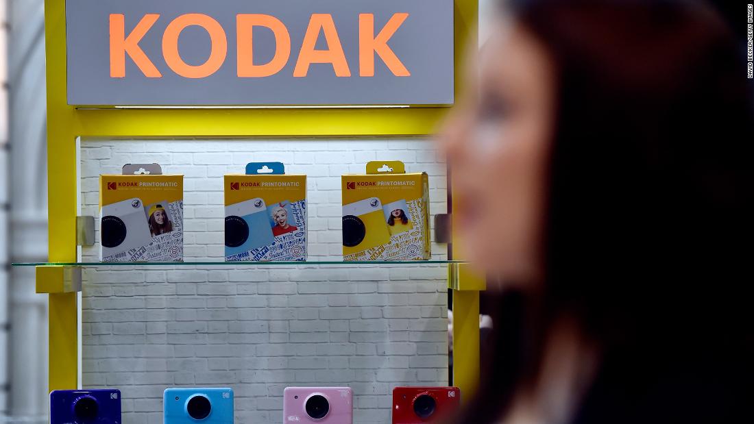 Kodak stock soars as former photography giant gets into the drug