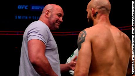 UFC president Dana White says his &#39;Fight Island&#39; idea has been a success. 