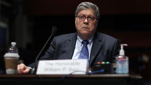 Barr asked about Russia election interference. Hear his response