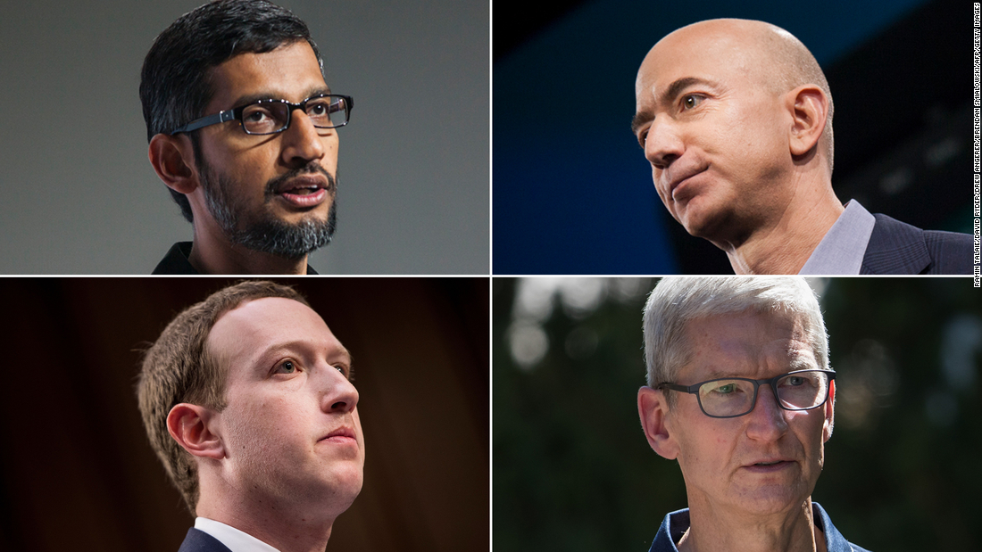 Congress is about to grill the CEOs of Amazon, Apple, Facebook and Google - CNN