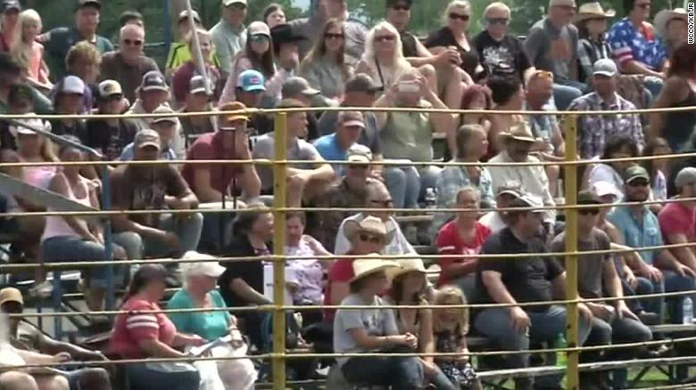 Thousands showed up maskless to a Minnesota rodeo after its organizer