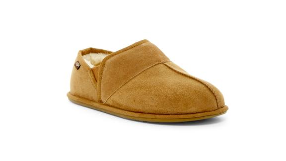 ugg leisure suede uggpure lined slide slipper