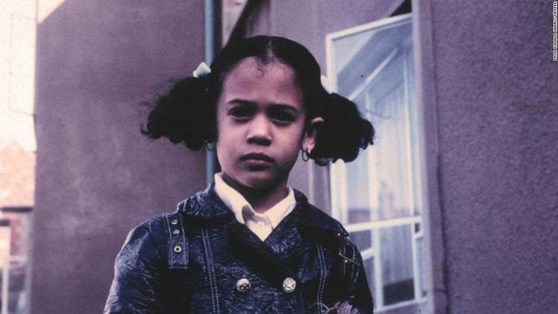 Harris tweeted this photo of her as a child after referencing it during a Democratic debate in June 2019. During the debate, &lt;a href=&quot;https://www.cnn.com/2019/06/28/politics/biden-vs-harris-democratic-debate/index.html&quot; target=&quot;_blank&quot;&gt;she confronted Joe Biden&lt;/a&gt; over his opposition many years ago to the federal government mandating busing to integrate schools. &quot;There was a little girl in California who was bussed to school,&quot; &lt;a href=&quot;https://twitter.com/KamalaHarris/status/1144427976609734658&quot; target=&quot;_blank&quot;&gt;she tweeted.&lt;/a&gt; &quot;That little girl was me.&quot;