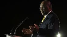 Herman Cain, former chairman and chief executive officer of Godfather's Pizza, speaks during the final day of the 2014 Republican Leadership Conference on May 31, 2014 in New Orleans, Louisiana.  Leaders of the Republican Party spoke at the 2014 Republican Leadership Conference which hosted 1,500 delegates from across the country.