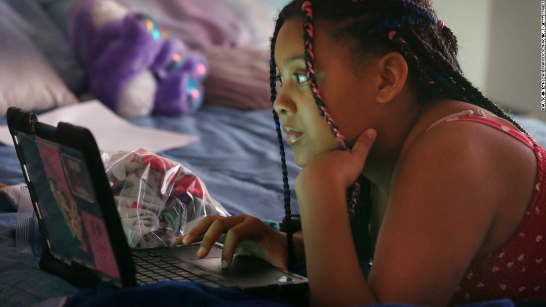 These kids are getting left behind when schools go online