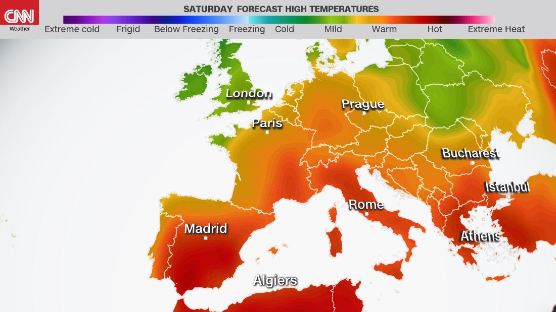 Hottest temperatures of the year expected in Western Europe CNN