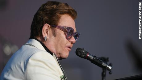 Elton John performed at Mission Estate Winery on February 6 in Napier, New Zealand. 