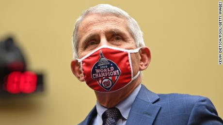 WASHINGTON, DC - JULY 31: Dr. Anthony Fauci, director of the National Institute for Allergy and Infectious Diseases, arrives to testify before the House Subcommittee on the Coronavirus Crisis during a hearing on a national plan to contain the COVID-19 pandemic, on Capitol Hill on July 31, 2020 in Washington, DC.  (Photo by Kevin Dietsch - Pool/Getty Images)