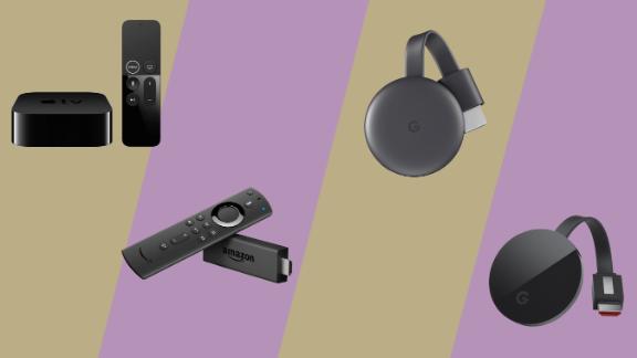 Apple TV, Fire TV Stick, Google Chromecast and Google Chromecast Ultra