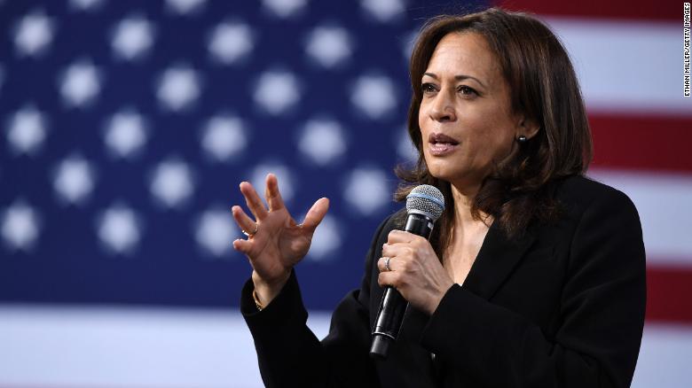 Democratic presidential candidate U.S. Sen. Kamala Harris (D-CA) speaks at the National Forum on Wages and Working People: Creating an Economy That Works for All at Enclave on April 27, 2019 in Las Vegas, Nevada. Six of the 2020 Democratic presidential candidates are attending the forum, held by the Service Employees International Union and the Center for American Progress Action Fund, to share their economic policies.  