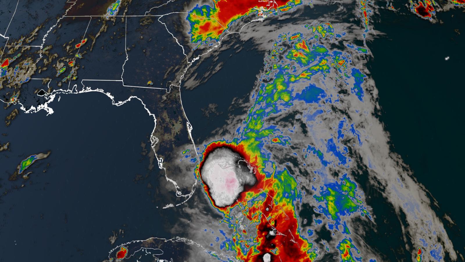 weather map of florida right now Tropical Storm Isaias Restrengthens As It Nears Florida S Coast weather map of florida right now