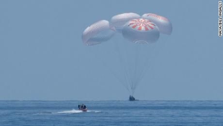 NASA-SpaceX mission: Astronauts splash down after historic mission