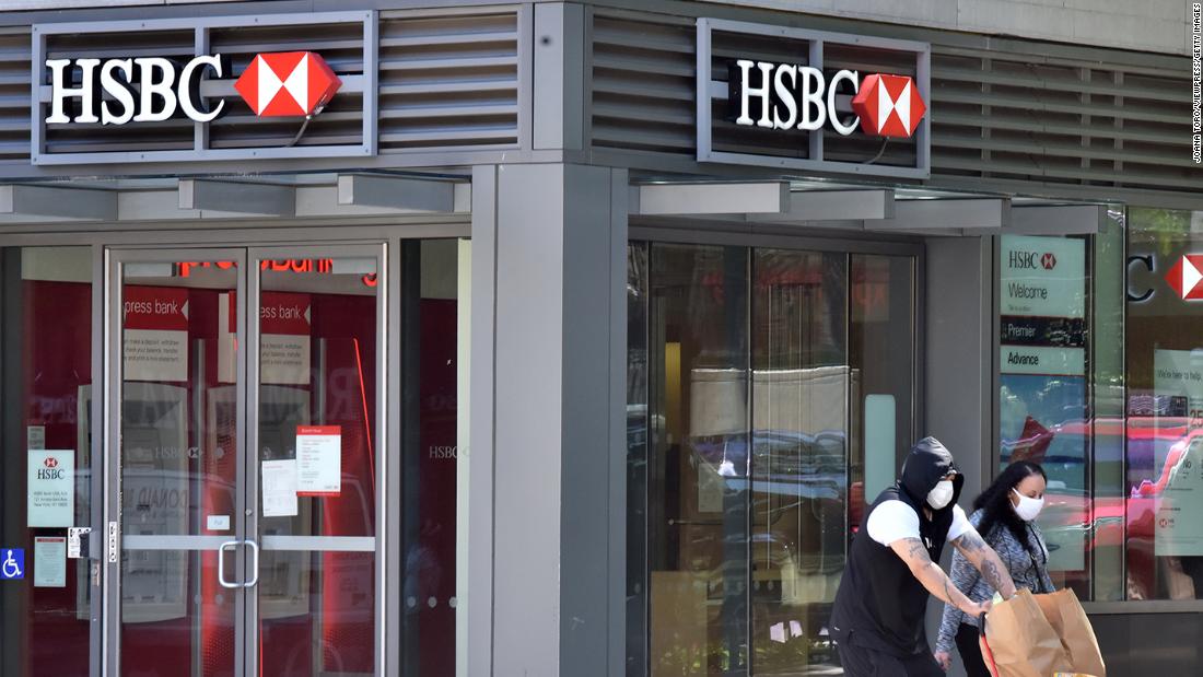 HSBC results Bank posts sharp fall in profits and warns of USChina