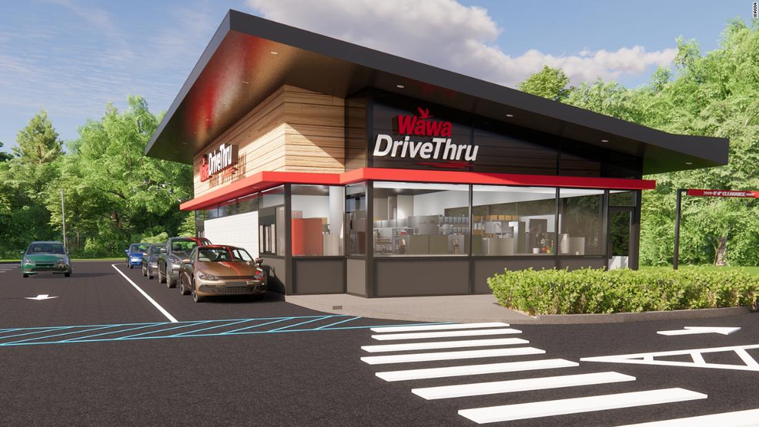 Wawa Is Building A Drive Thru Only Convenience Store Cnn