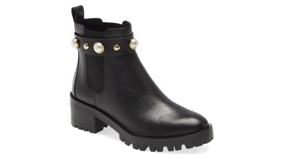 Karl Lagerfeld Paris Pola Studded Chelsea Bootie