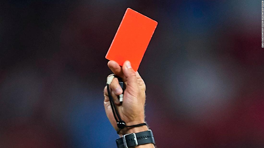 Players can be red carded for deliberate coughing under