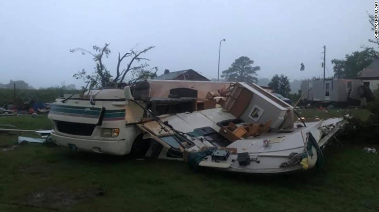 Mardela Springs, Maryland, was pummeled by Isaias.