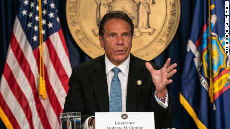 New York Gov. Andrew Cuomo speaks at a news conference July 23. 
