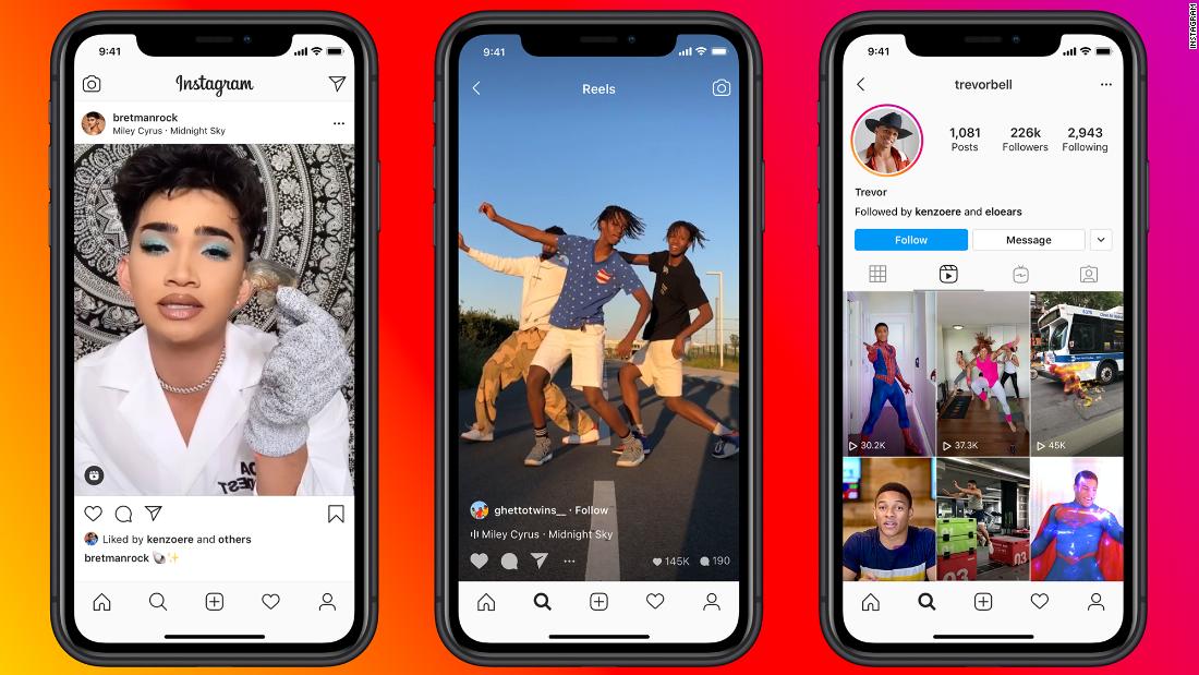 Как сделать крутой рилс из фото Instagram lanza Reels, una copia casi idéntica de TikTok - CNN Video