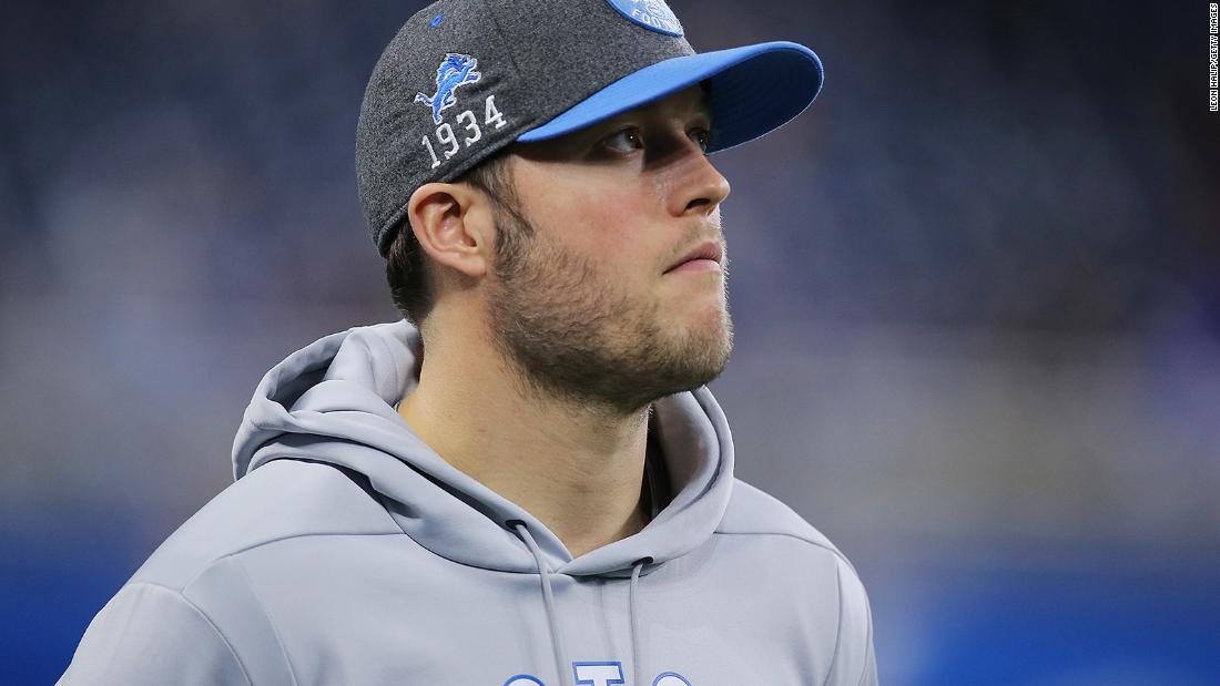 Detroit Lions QB Stafford in blog: 'Police brutality, white