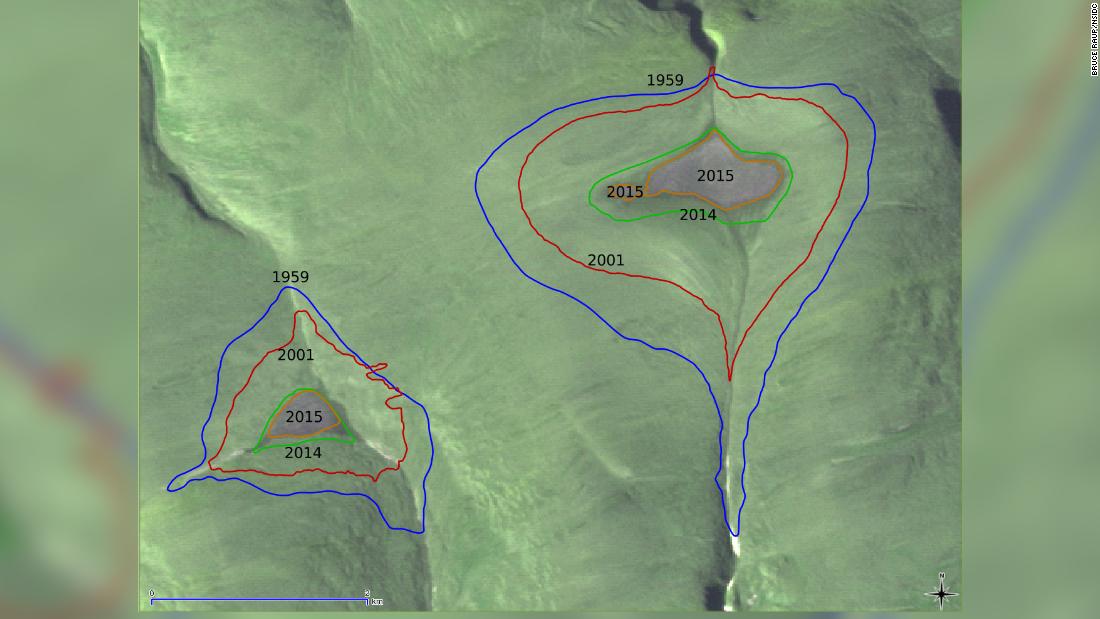 Two Canadian Arctic ice caps have completely disappeared, satellite imagery shows