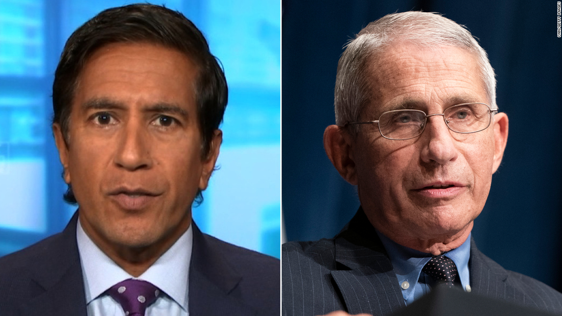 US will keep smoldering if there's no unified response, Fauci tells Dr. Gupta