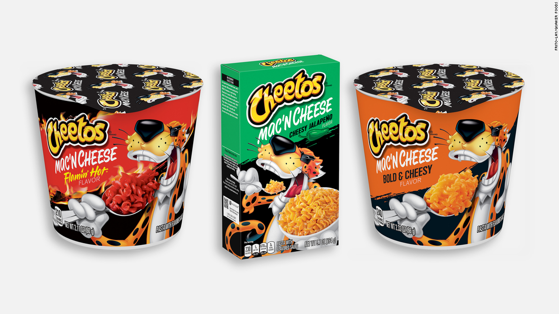 PepsiCo's new Mac & Cheese product is made with Cheetos.