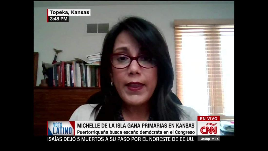 Michelle De La Isla gana elecciones primarias en Kansas - CNN Video