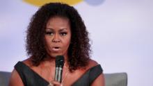 CHICAGO, ILLINOIS - OCTOBER 29: Former first lady Michelle Obama speaks to guests at the Obama Foundation Summit at Illinois Institute of Technology on October 29, 2019 in Chicago, Illinois. The Summit is an annual event hosted by the Obama Foundation. The 2019 theme is "Places Reveal Our Purpose". (Photo by Scott Olson/Getty Images)