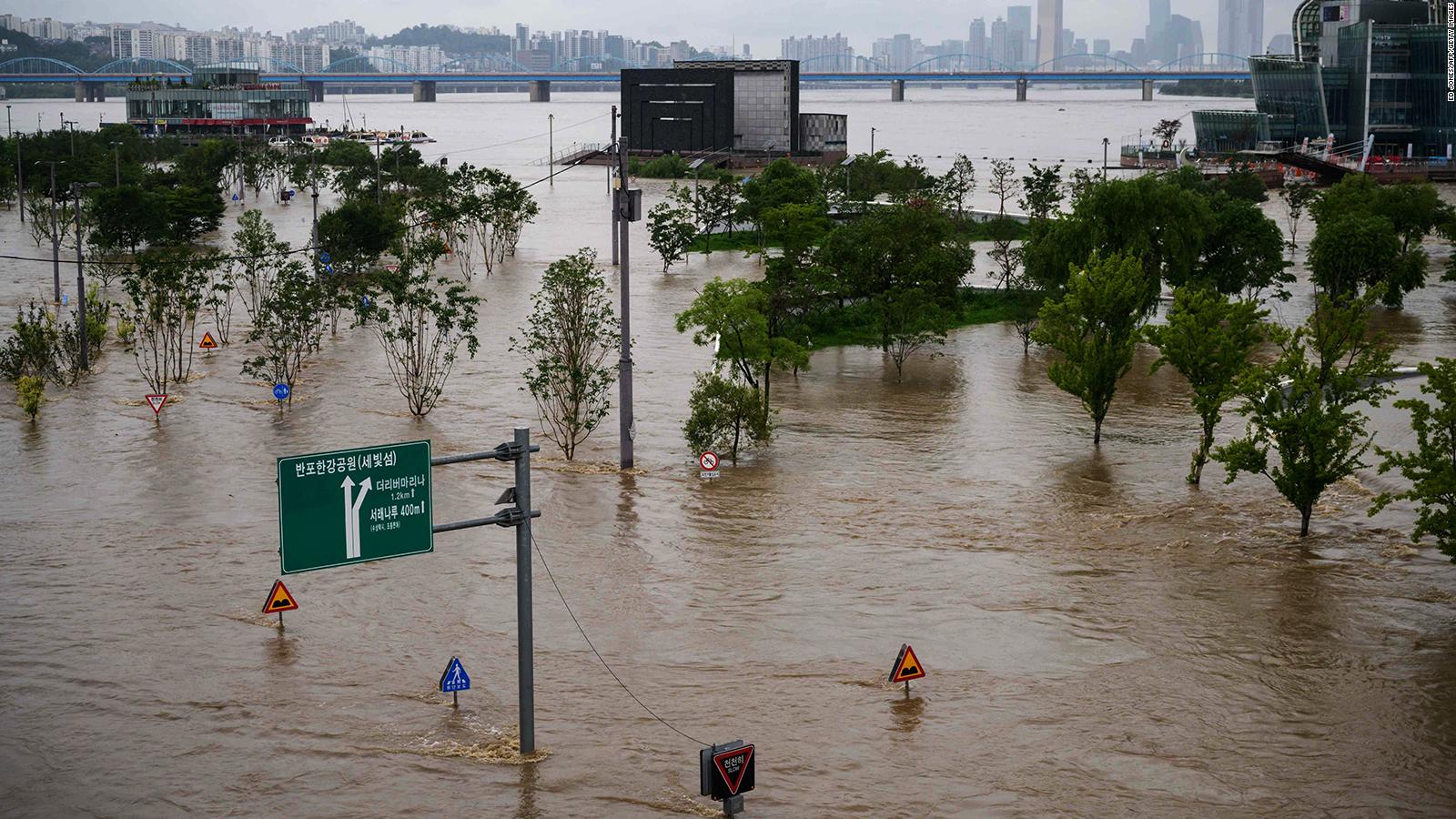 Monsoon drenches the Korean Peninsula with flooding rains CNN