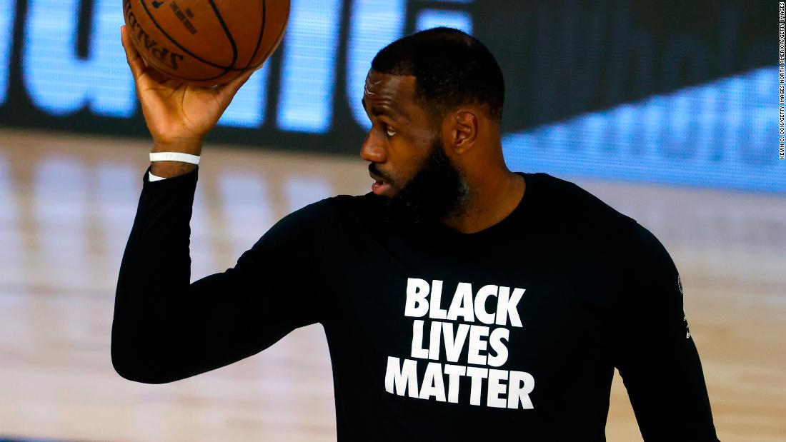 LeBron James says social justice work in bubble is only the start