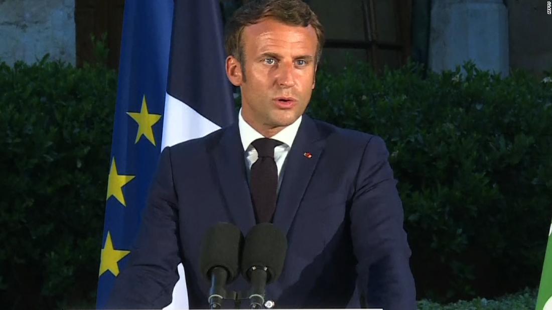 French President Emmanuel Macron No Blank Checks Will Be Given Cnn Video