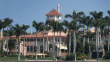 President Donald Trump&#39;s Mar-a-Lago resort is seen on November 1, 2019 in Palm Beach, Florida.  President Trump announced that he will be moving from New York and making Palm Beach, Florida his permanent residence.