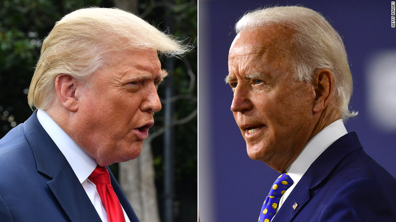 Election 2020: Trump raises $135 million less than Biden in September as  former VP outpaces him for another month - CNNPolitics