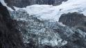 See large chunk of glacier at risk of falling