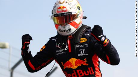 Verstappen outfoxes Mercedes duo to win 70th Anniversary Grand Prix