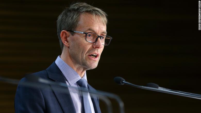 Director-General of Health Dr Ashley Bloomfield speaks to media on August 06, 2020 in Wellington, New Zealand. 