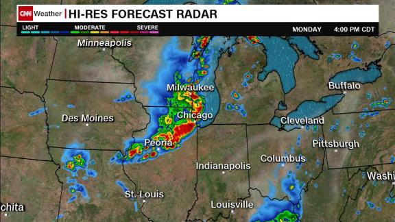 Storm With 100 Mph Winds Moves Across The Midwest Bringing Down Trees And Power Lines In Chicago Cnn