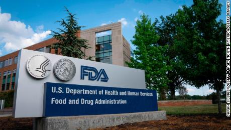 WHITE OAK, MD - JULY 20: A sign for the Food And Drug Administration is seen outside of the headquarters on July 20, 2020 in White Oak, Maryland. (Photo by Sarah Silbiger/Getty Images)