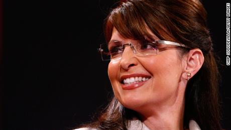 Republican vice presidential nominee Alaska Gov. Sarah Palin speaks at the 2008 Republican National Convention in St. Paul, Minnesota. 