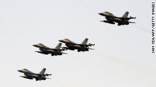 200811140532 taiwan f 16s medium plus 169 - China sends 77 warplanes into Taiwan defense zone over two days, Taipei says