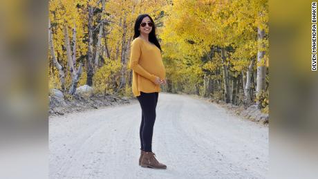This picture of Nima was taken on October 11 by her husband, Deven in Bishop, California.
