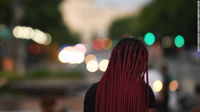 Black women with braids were considered less professional by participants in the research.