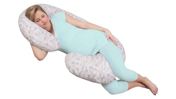 Almohada de apoyo al embarazo de cuerpo completo Snoogle Chic